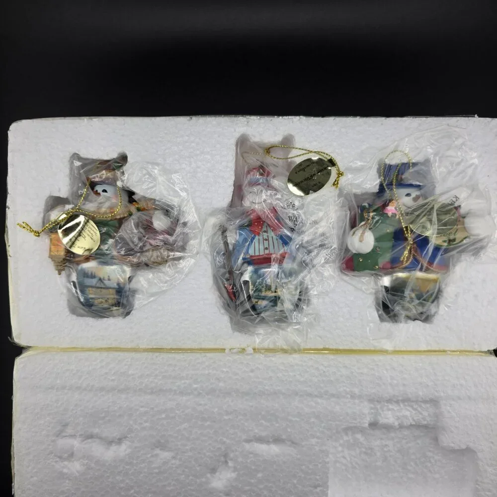 Bradford Exchange‎ Ornament Set 5 3pc New COA